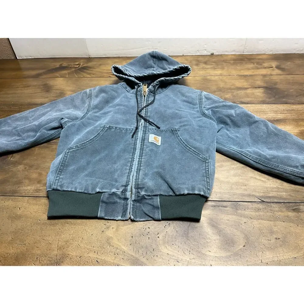 Vintage Carhartt Green Youth Small Distressed JQ643